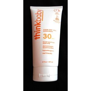 6 oz Think Baby Sunscreen 🌞 SPF 30 Clear Zinc 20% - SEALED NEW Children Broad S